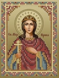 Вышивка иконы Святая Ирина